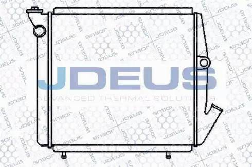 Jdeus 023V15 - Radiateur, refroidissement du moteur cwaw.fr