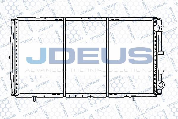 Jdeus 023V31 - Radiateur, refroidissement du moteur cwaw.fr