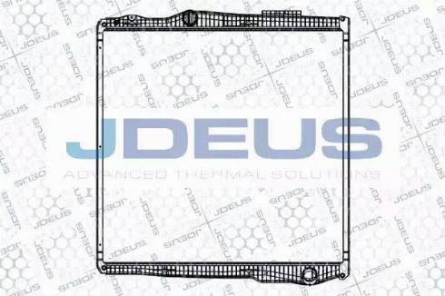 Jdeus 141M07 - Radiateur, refroidissement du moteur cwaw.fr