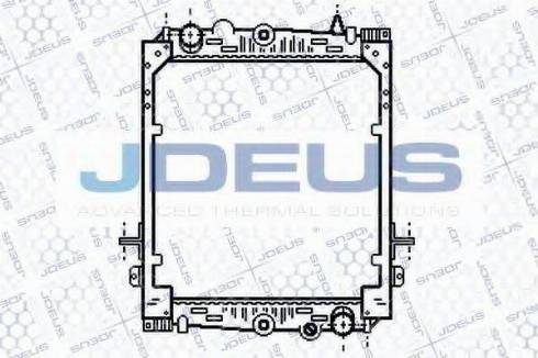 Jdeus 108M04 - Radiateur, refroidissement du moteur cwaw.fr