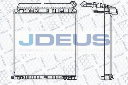 Jdeus 117M08 - Radiateur, refroidissement du moteur cwaw.fr