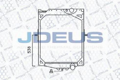 Jdeus 131M03 - Radiateur, refroidissement du moteur cwaw.fr