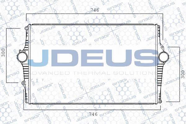 Jdeus 831M53A - Intercooler, échangeur cwaw.fr