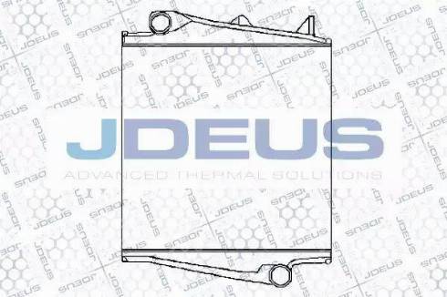 Jdeus 831M08A - Intercooler, échangeur cwaw.fr