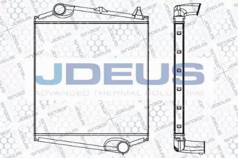 Jdeus 831M08 - Intercooler, échangeur cwaw.fr