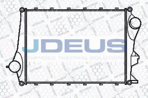 Jdeus 831M12 - Intercooler, échangeur cwaw.fr