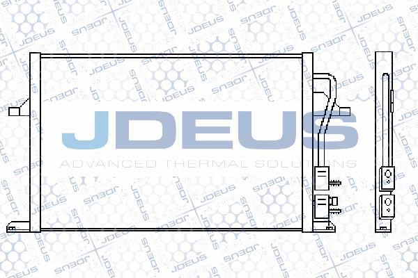 Jdeus 712M06 - Condensateur, climatisation cwaw.fr