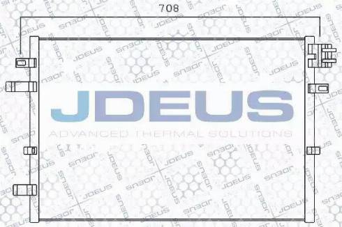 Jdeus 712M13 - Condensateur, climatisation cwaw.fr