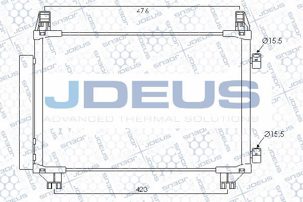 Jdeus 728M63 - Condensateur, climatisation cwaw.fr