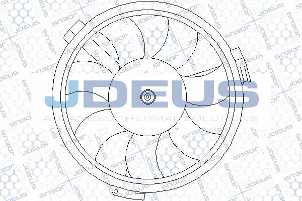 Jdeus EV0010161 - Moteur électrique, ventilateur pour radiateurs cwaw.fr