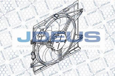 Jdeus EV0111540 - Ventilateur, refroidissement du moteur cwaw.fr