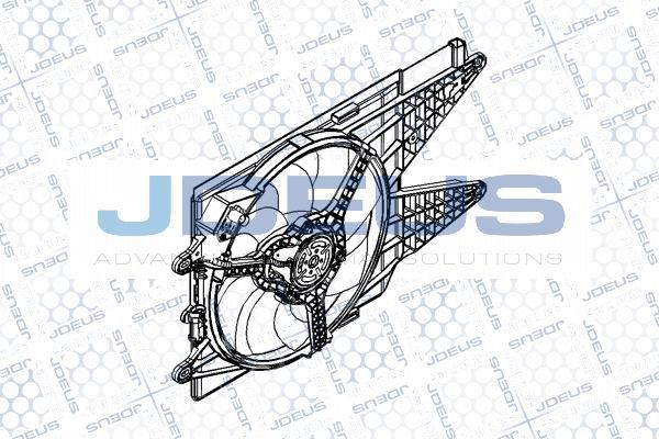 Jdeus EV0111530 - Ventilateur, refroidissement du moteur cwaw.fr