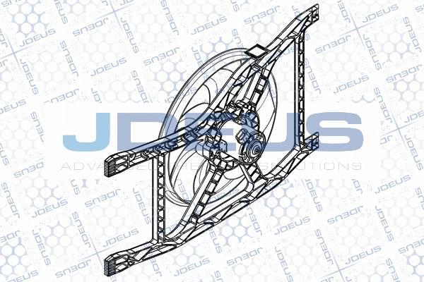 Jdeus EV0111520 - Ventilateur, refroidissement du moteur cwaw.fr