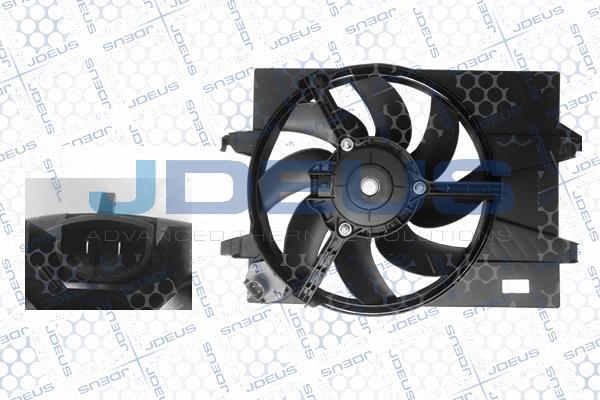 Jdeus EV0120270 - Ventilateur, refroidissement du moteur cwaw.fr