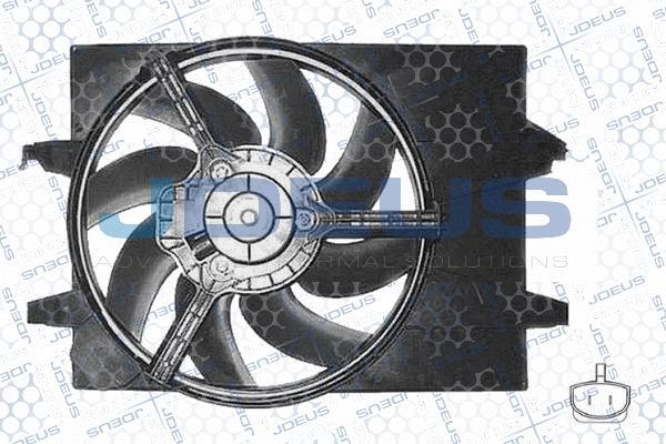 Jdeus EV0121080 - Ventilateur, refroidissement du moteur cwaw.fr