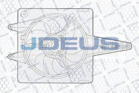 Jdeus EV02303 - Ventilateur, refroidissement du moteur cwaw.fr