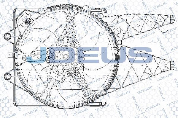 Jdeus EV885200 - Ventilateur, refroidissement du moteur cwaw.fr