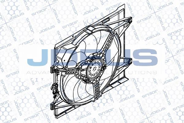 Jdeus EV879410 - Ventilateur, refroidissement du moteur cwaw.fr