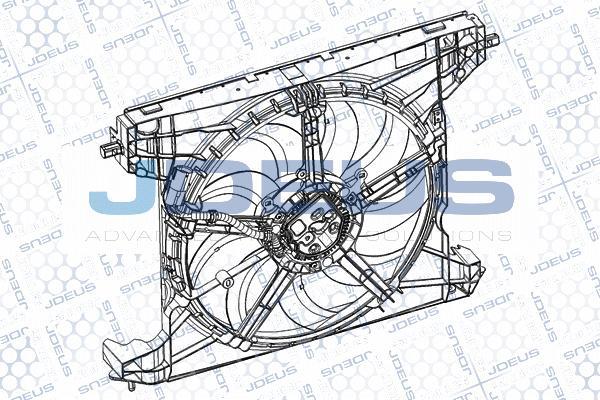 Jdeus EV8E5240 - Ventilateur, refroidissement du moteur cwaw.fr