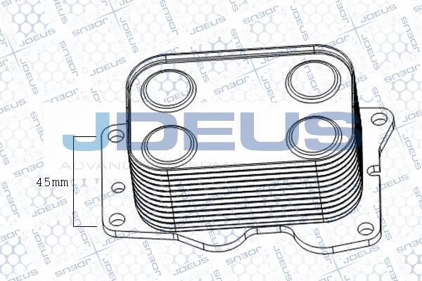 Jdeus M-4121141 - Radiateur d'huile cwaw.fr