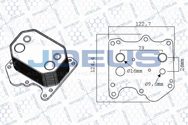 Jdeus M-4121161 - Radiateur d'huile cwaw.fr