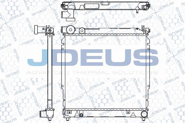 Jdeus M-042013A - Radiateur, refroidissement du moteur cwaw.fr