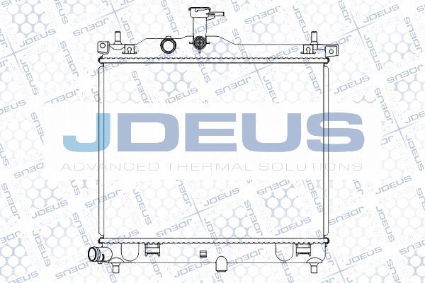 Jdeus M-0540350 - Radiateur, refroidissement du moteur cwaw.fr