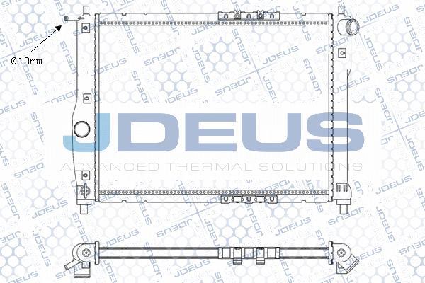 Jdeus M-0560280 - Radiateur, refroidissement du moteur cwaw.fr