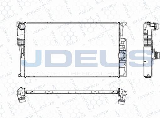 Jdeus M-0050790 - Radiateur, refroidissement du moteur cwaw.fr