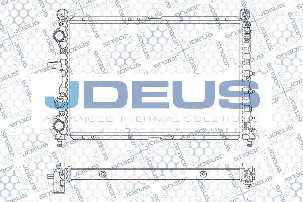 Jdeus M-0000090 - Radiateur, refroidissement du moteur cwaw.fr