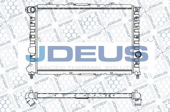 Jdeus M-0000010 - Radiateur, refroidissement du moteur cwaw.fr