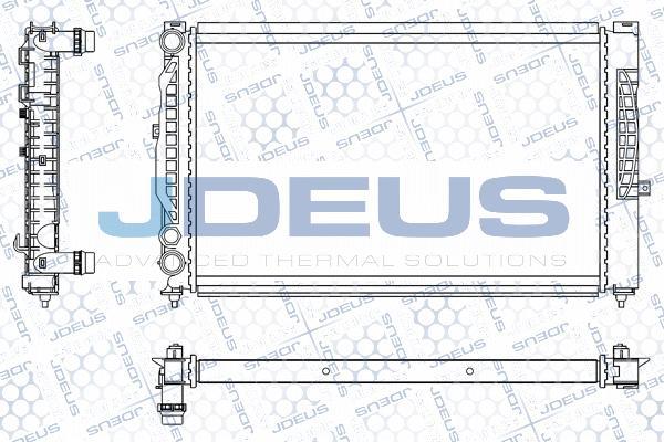 Jdeus M-0010160 - Radiateur, refroidissement du moteur cwaw.fr