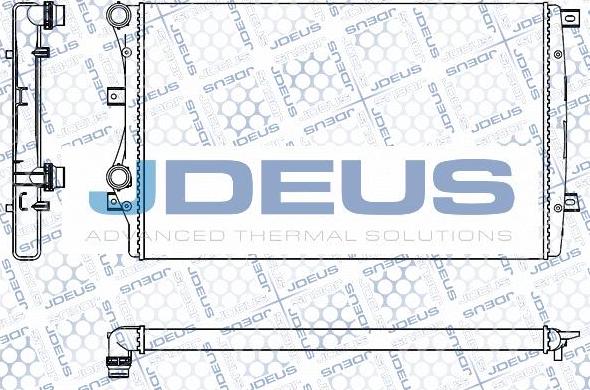 Jdeus M-0010301 - Radiateur, refroidissement du moteur cwaw.fr