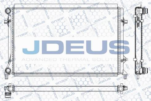 Jdeus M-0010311 - Radiateur, refroidissement du moteur cwaw.fr