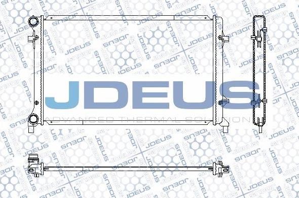 Jdeus M-0010330 - Radiateur, refroidissement du moteur cwaw.fr