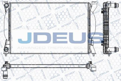 Jdeus M-0010240 - Radiateur, refroidissement du moteur cwaw.fr