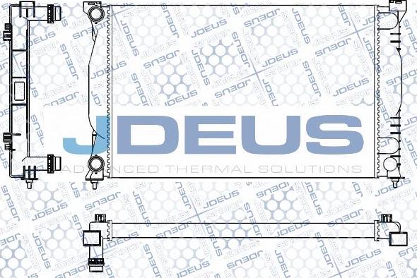 Jdeus M-0010241 - Radiateur, refroidissement du moteur cwaw.fr