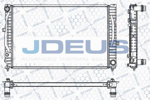 Jdeus M-0010230 - Radiateur, refroidissement du moteur cwaw.fr