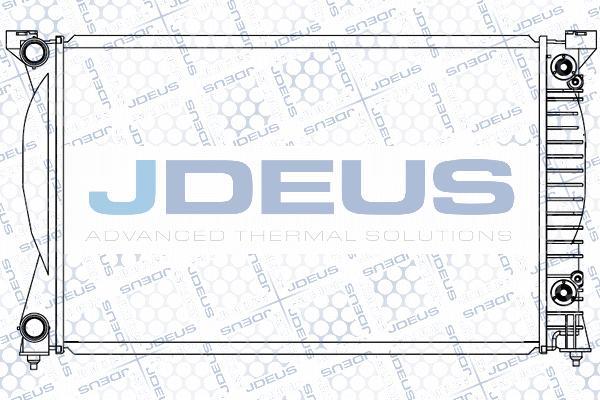 Jdeus M-0010700 - Radiateur, refroidissement du moteur cwaw.fr