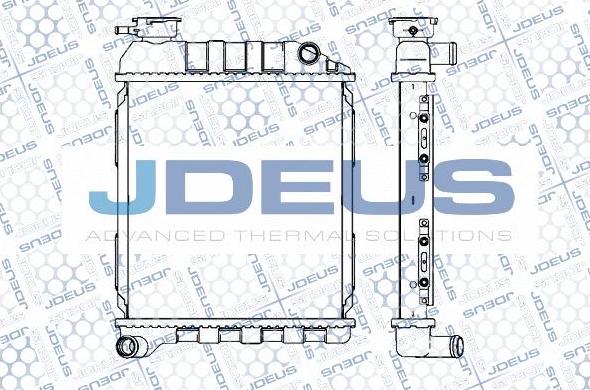 Jdeus M-0020000 - Radiateur, refroidissement du moteur cwaw.fr