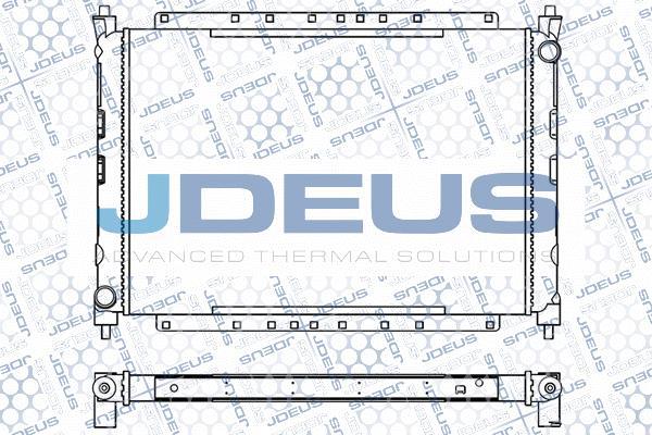 Jdeus M-0020271 - Radiateur, refroidissement du moteur cwaw.fr