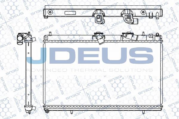 Jdeus M-0070450 - Radiateur, refroidissement du moteur cwaw.fr