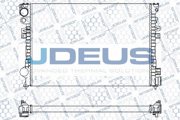 Jdeus M-0070250 - Radiateur, refroidissement du moteur cwaw.fr