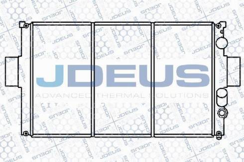 Jdeus M-0140220 - Radiateur, refroidissement du moteur cwaw.fr