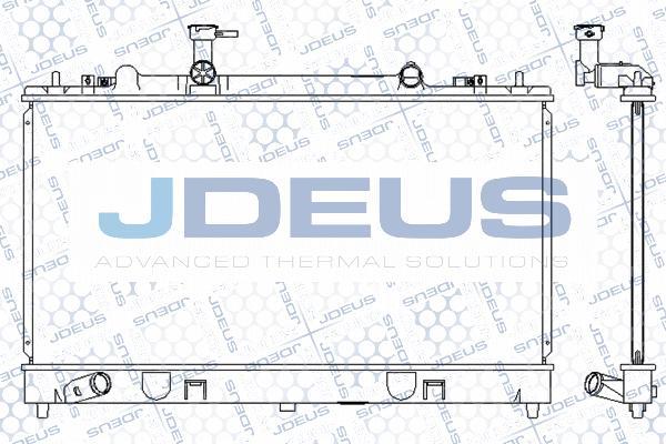 Jdeus M-0160290 - Radiateur, refroidissement du moteur cwaw.fr