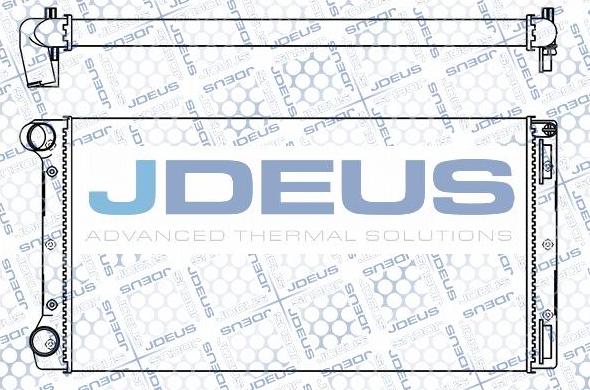 Jdeus M-0110740 - Radiateur, refroidissement du moteur cwaw.fr