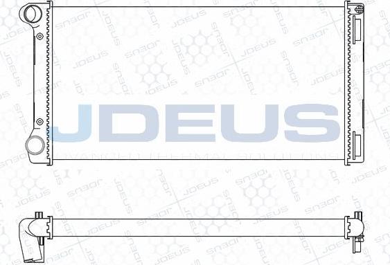 Jdeus M-011073A - Radiateur, refroidissement du moteur cwaw.fr