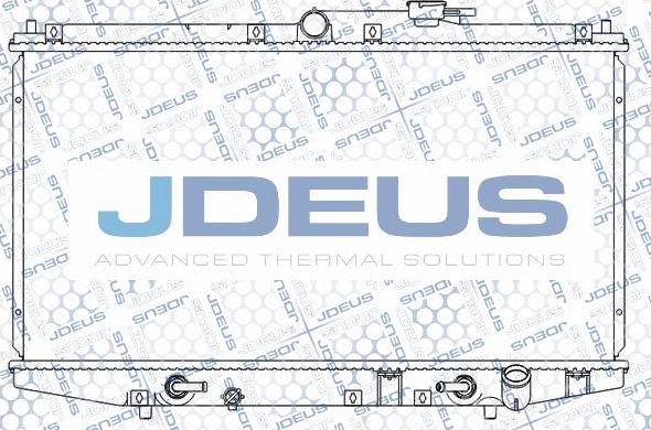 Jdeus M-0130520 - Radiateur, refroidissement du moteur cwaw.fr