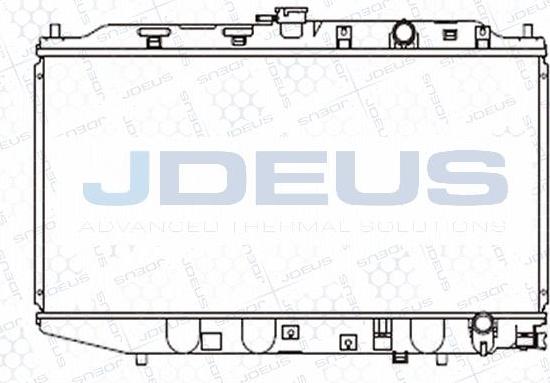 Jdeus M-0130010 - Radiateur, refroidissement du moteur cwaw.fr