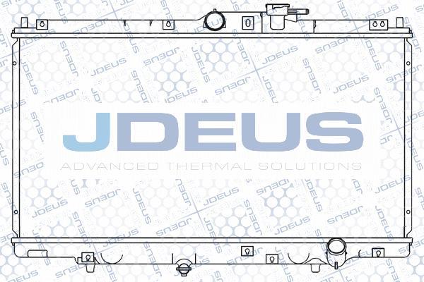 Jdeus M-0130200 - Radiateur, refroidissement du moteur cwaw.fr